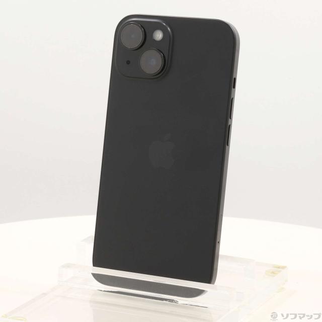 (中古)Apple iPhone15 512GB ブラック MTMU3J/A SIMフリー(297-ud)