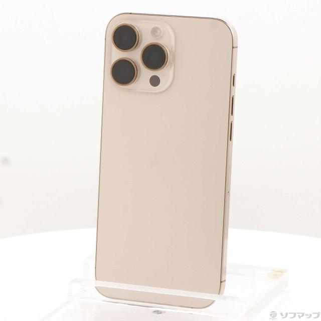 (中古)Apple iPhone16 Pro Max 256GB デザートチタニウム MYWJ3J/A SIMフリー(371-ud)