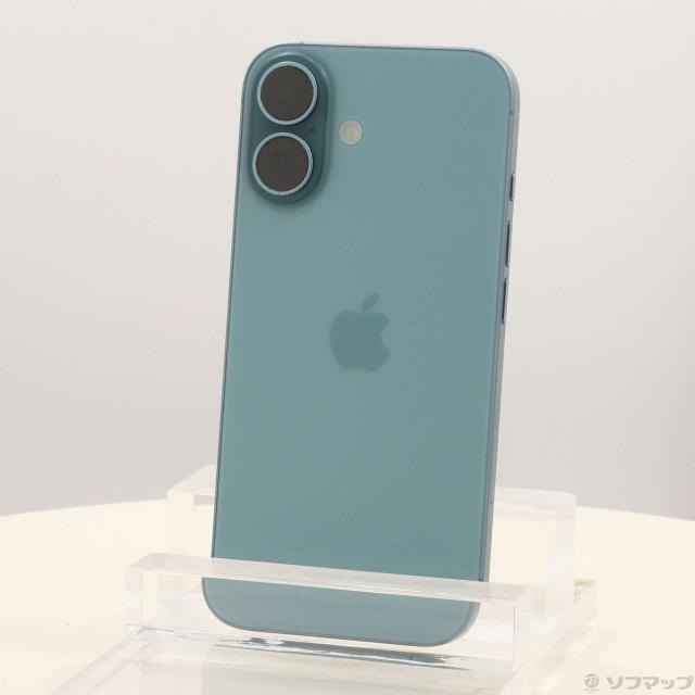 (中古)Apple iPhone16 256GB ティール MYE13J/A SIMフリー(198-ud)
