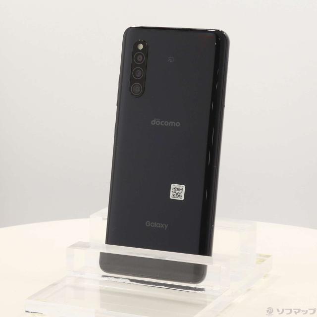(中古)SAMSUNG GALAXY A41 64GB ブラック SC-41A docomoロック解除SIMフリー(305-ud)