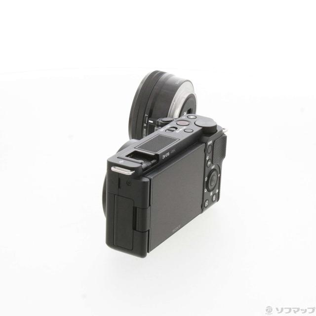 中古)SONY VLOGCAM ZV-E10L パワーズームレンズキット ブラック(349-ud