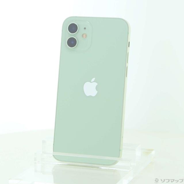 (中古)Apple iPhone12 64GB グリーン MGHT3J/A SIMフリー(262-ud)