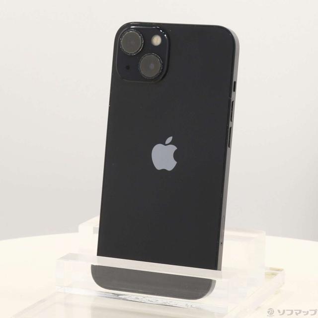 (中古)Apple iPhone13 128GB ミッドナイト MLNC3J/A SIMフリー(198-ud)