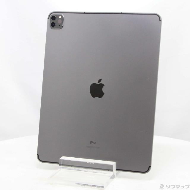 (中古)Apple iPad Pro 12.9インチ 第5世代 256GB スペースグレイ MHR63J/A SIMフリー(348-ud)