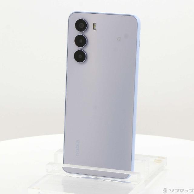 (中古)ZTE nubia S 5G 128GB ライトパープル A403ZT Y!mobile SIMフリー(349-ud)