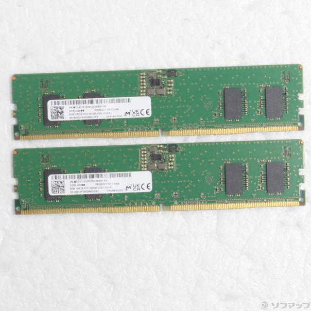 (中古)288P PC5-44800 DDR5 5600 8GB 2枚組(262-ud)