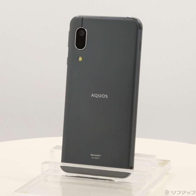 (中古)SHARP AQUOS sense3 lite 64GB ブラック SH-RM12 楽天 SIMフリー(352-ud)