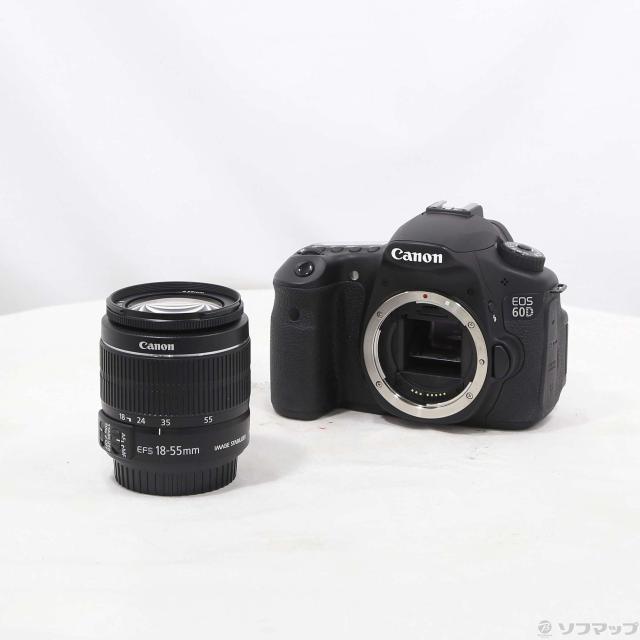 (中古)Canon EOS 60D EF-S18-55 IS レンズキット (1800万画素/SDXC)(198-ud)