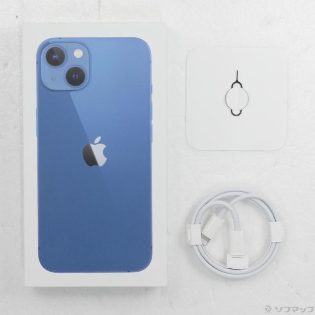 (中古)Apple iPhone13 128GB ブルー MLNG3J/A SIMフリー(269-ud)_4