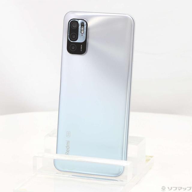 (中古)Xiaomi Redmi Note 10 JE 64GB クロームシルバー XIG02 au SIMフリー(305-ud)