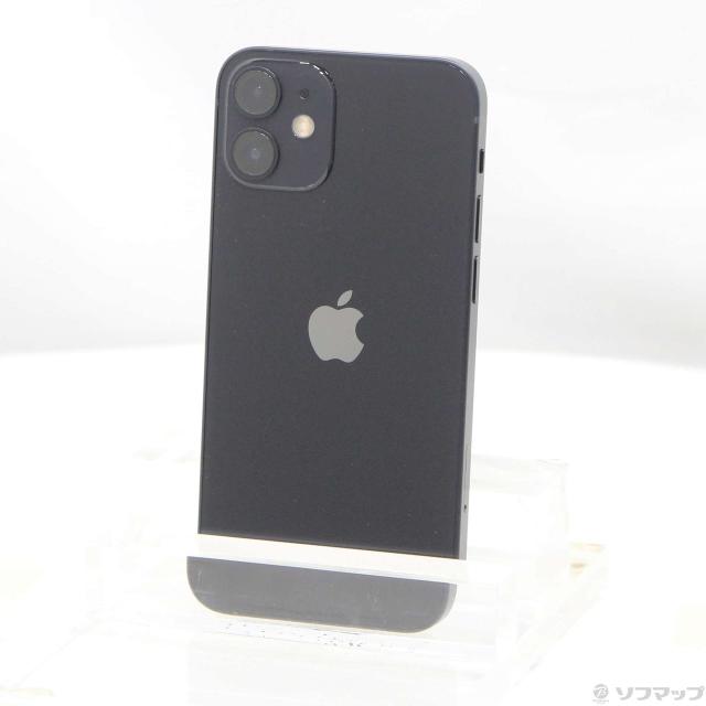 (中古)Apple iPhone12 mini 64GB ブラック NGA03J/A SIMフリー(377-ud)