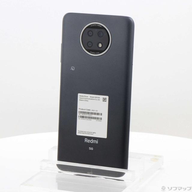 (中古)Xiaomi Redmi Note 9T 64GB ナイトフォールブラック A001XM SoftBank(258-ud)