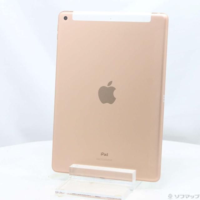 (中古)Apple iPad 第7世代 32GB ゴールド MW6D2J/A auロック解除SIMフリー(377-ud)