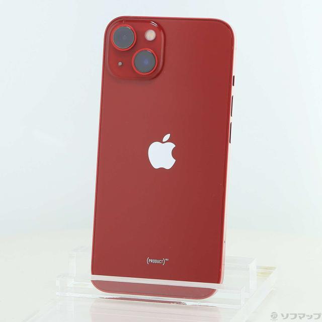 (中古)Apple iPhone13 128GB プロダクトレッド MLNF3J/A SIMフリー(258-ud)