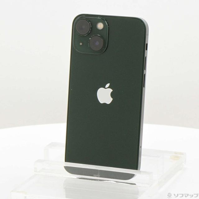 (中古)Apple iPhone13 mini 128GB グリーン MNFC3J/A SIMフリー(269-ud)