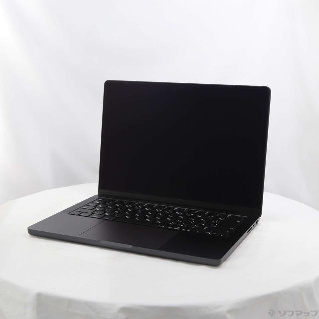 (中古)MacBook Pro 14.2-inch Late-2025 MDE14J/A M5 10コアCPU_10コアGPU 16GB SSD1TB スペースブラック (26.3 Tahoe)(377-ud)