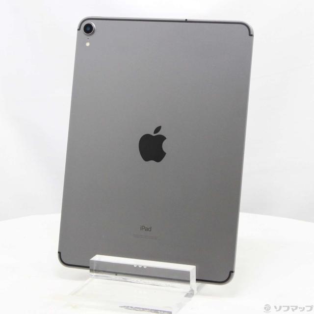 (中古)Apple iPad Pro 11インチ 256GB スペースグレイ MU102J/A SIMフリー(305-ud)