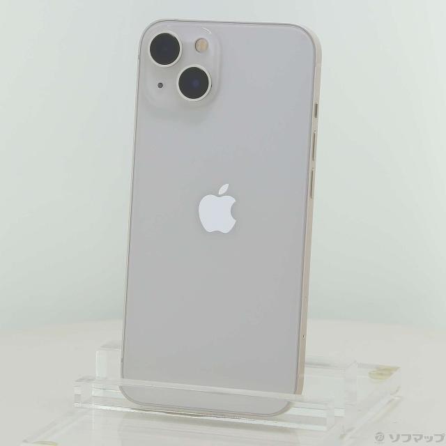 (中古)Apple iPhone13 128GB スターライト NLND3J/A SIMフリー(198-ud)