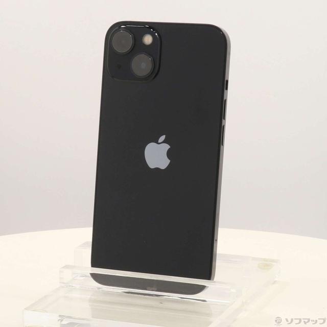 (中古)Apple iPhone13 128GB ミッドナイト MLNC3J/A SIMフリー(198-ud)