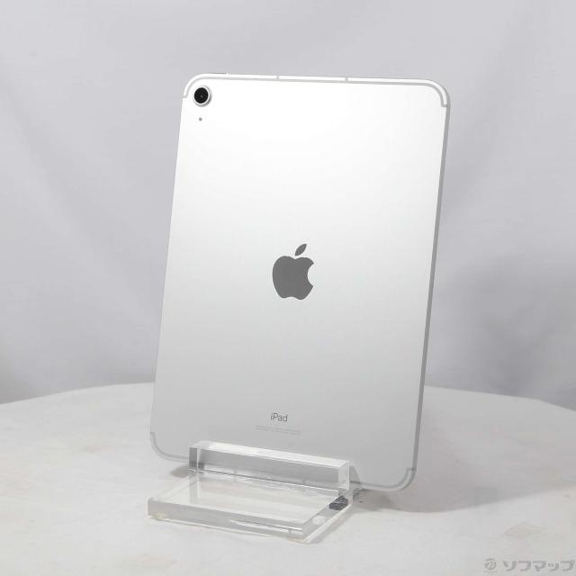 (中古)Apple iPad 第10世代 256GB シルバー MQ6T3J/A auロック解除SIMフリー(198-ud)