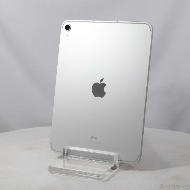 (中古)Apple iPad 第10世代 256GB シルバー MQ6T3J/A auロック解除SIMフリー(258-ud)