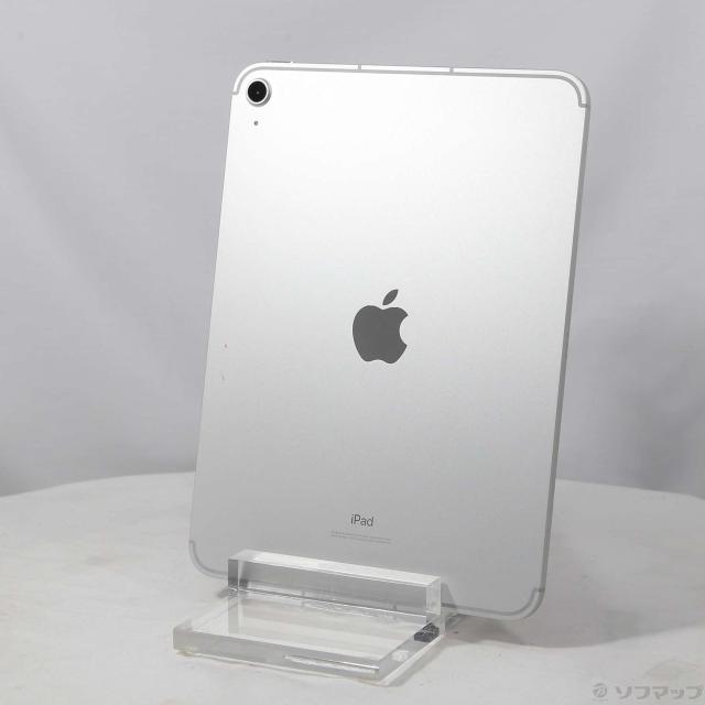 (中古)Apple iPad 第10世代 256GB シルバー MQ6T3J/A auロック解除SIMフリー(297-ud)