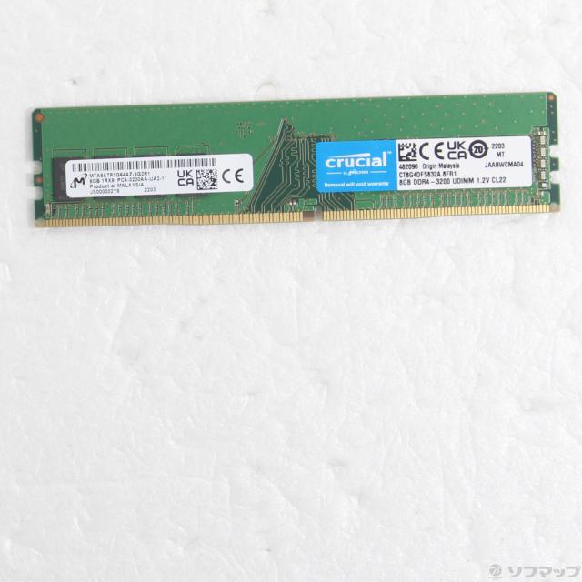 (中古)288P DDR4 8GB PC4-25600 DDR4 3200(344-ud)