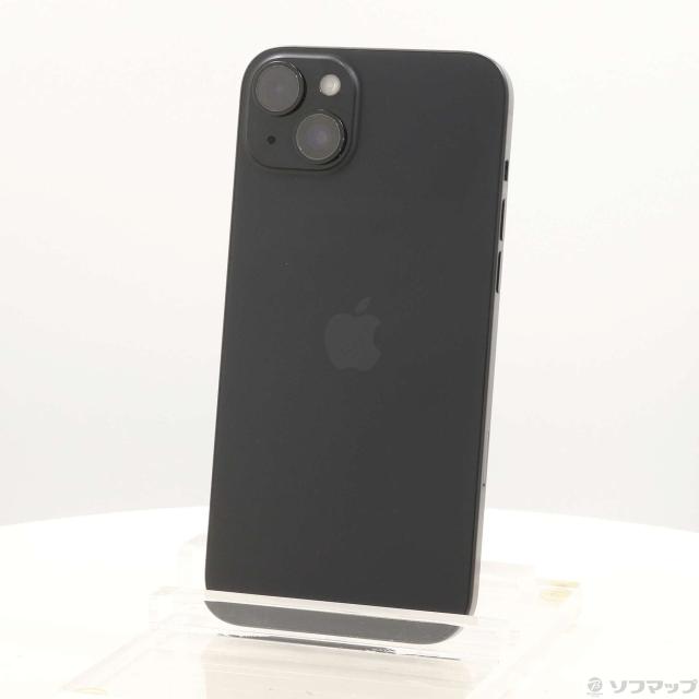 (中古)Apple iPhone15 Plus 128GB ブラック MU083J/A SIMフリー(349-ud)