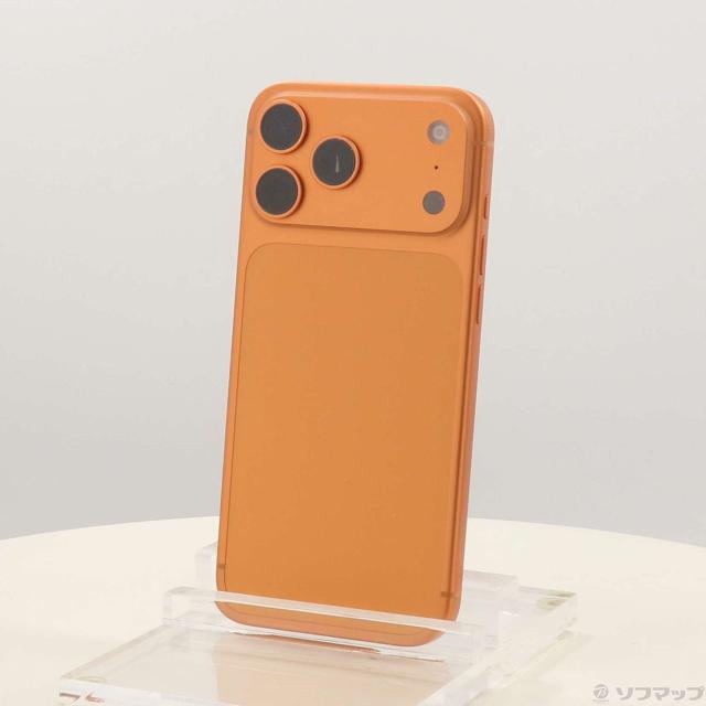 (中古)Apple iPhone17 Pro Max 2TB コズミックオレンジ MFYK4J/A SIMフリー(371-ud)