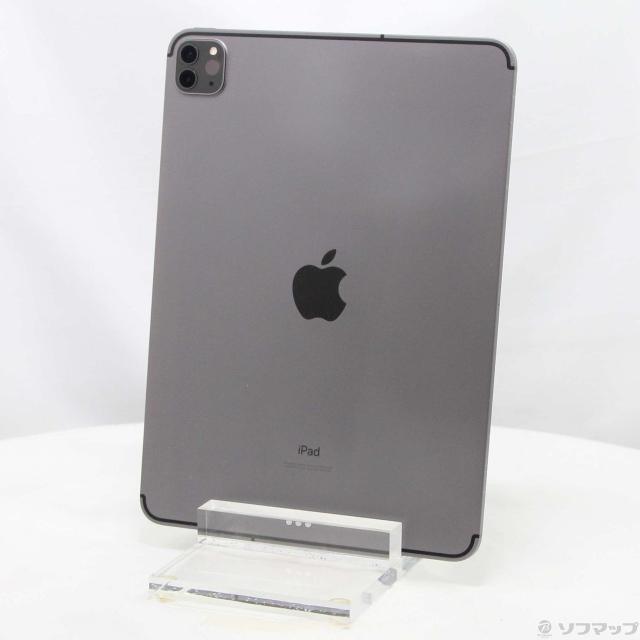 (中古)au iPad Pro 11インチ 第2世代 1TB スペースグレイ MXE82J/A auロック解除SIMフリー(262-ud)