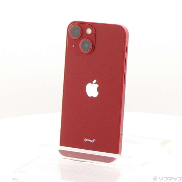 (中古)Apple iPhone13 mini 128GB プロダクトレッド MLJG3J/A SIMフリー(377-ud)