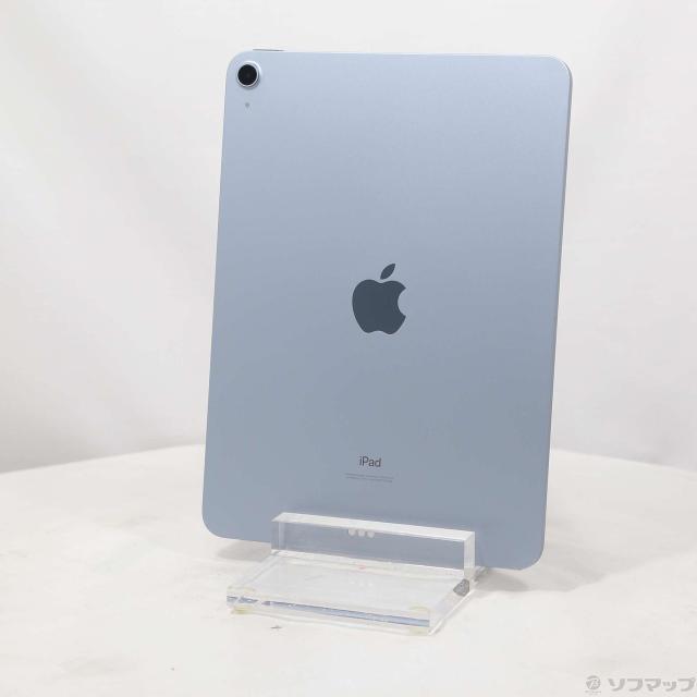 (中古)Apple (展示品) iPad Air 第4世代 64GB スカイブルー 3H185J/A Wi-Fi(262-ud)