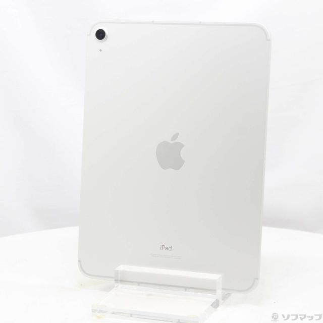 (中古)Apple iPad 第10世代 256GB シルバー MQ6T3J/A auロック解除SIMフリー(348-ud)