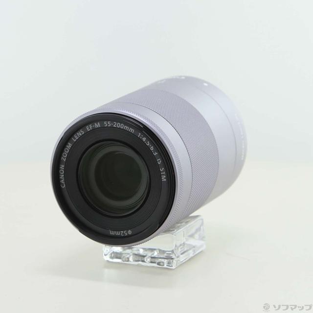 (中古)Canon EF-M55-200MM F4.5-6.3 IS STM シルバー(352-ud)
