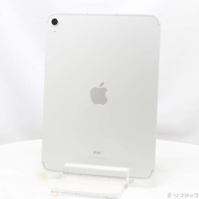 (中古)Apple iPad 第10世代 256GB シルバー MQ6T3J/A auロック解除SIMフリー(258-ud)