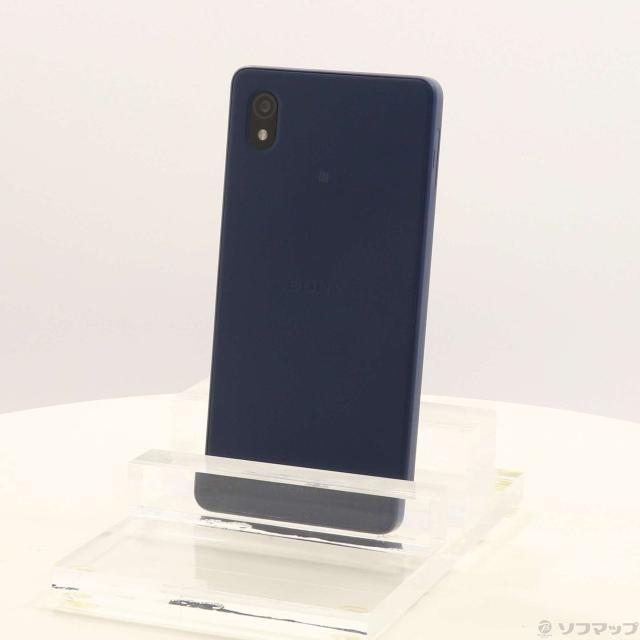(中古)ワイモバイル Xperia Ace III 64GB ブルー A203SO Y!mobile SIMフリー(295-ud)