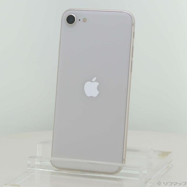 (中古)Apple iPhone SE 第3世代 128GB スターライト MMYG3J/A SIMフリー(251-ud)