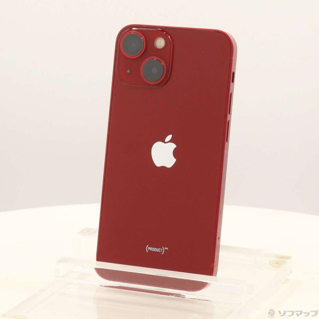 (中古)Apple iPhone13 mini 128GB プロダクトレッド MLJG3J/A SIMフリー(196-ud)