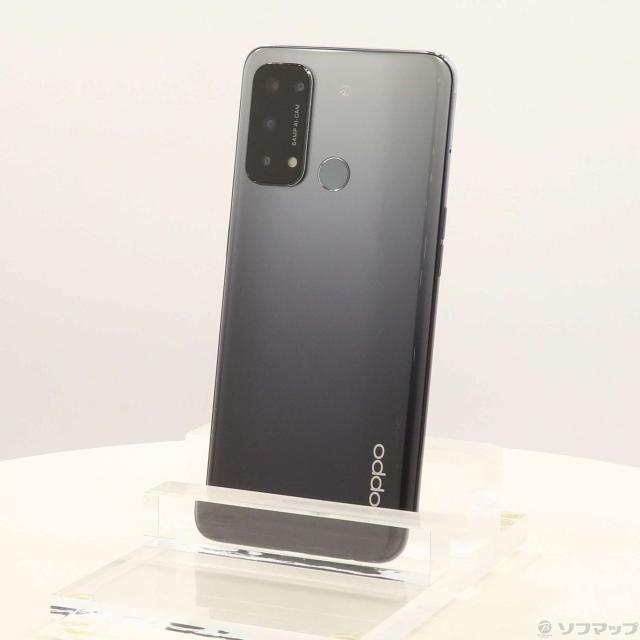 (中古)ワイモバイル OPPO Reno5 A 128GB シルバーブラック A101OP Y!mobile SIMフリー(368-ud)