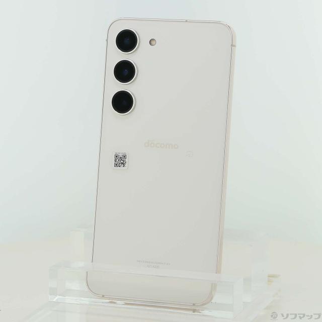 (中古)SAMSUNG Galaxy S23 256GB クリーム SC-51D docomo SIMフリー(349-ud)