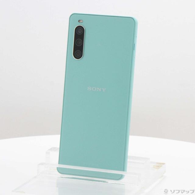(中古)SONY Xperia 10 IV 128GB ミント SOG07 au SIMフリー(371-ud)