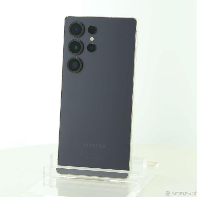 (中古)SAMSUNG Galaxy S25 Ultra 256GB チタニウムブラック SM-S938QZKASJP SIMフリー(368-ud)