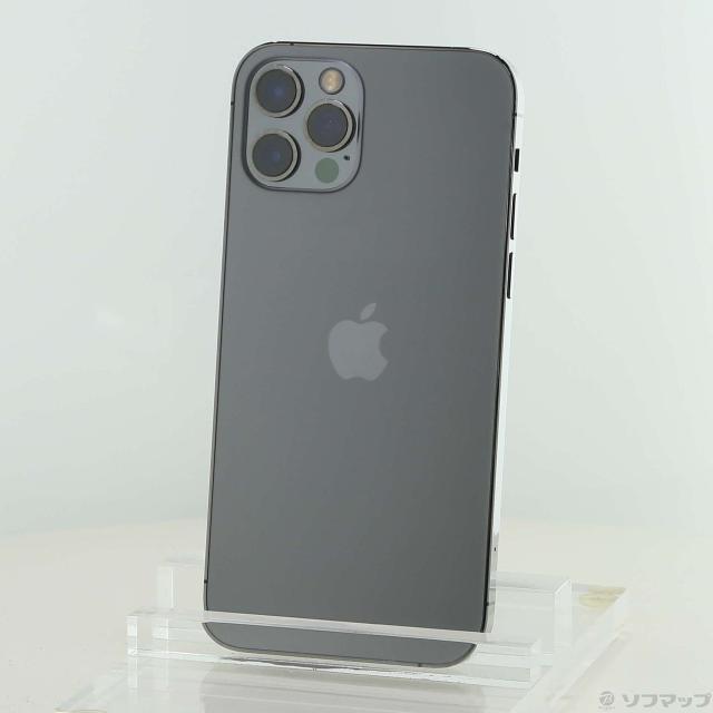(中古)Apple iPhone12 Pro 128GB グラファイト MGM53J/A SIMフリー(352-ud)