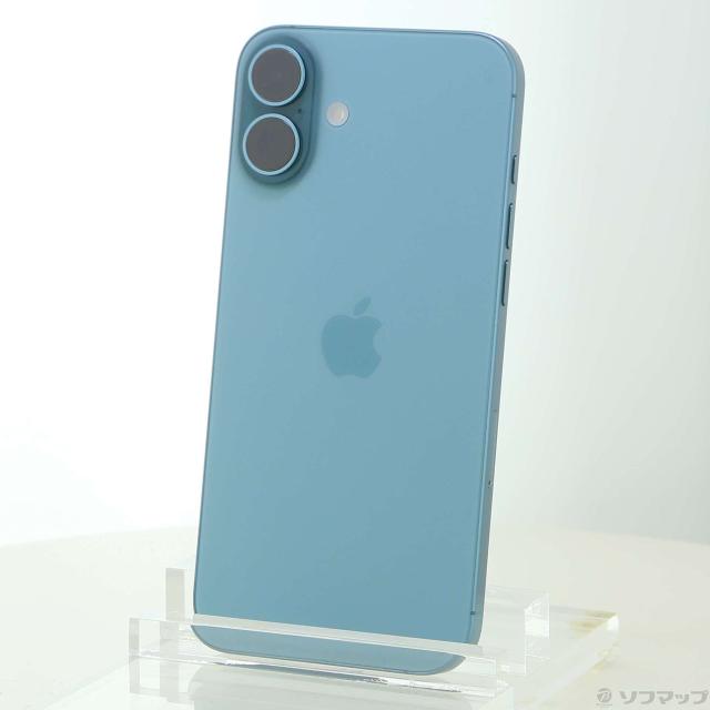 (中古)Apple iPhone16 Plus 128GB ティール MXVF3J/A SIMフリー(269-ud)