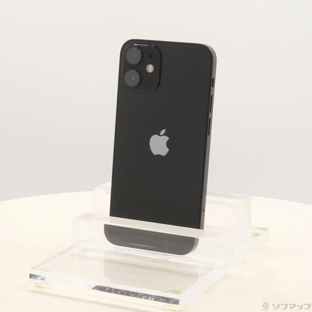 (中古)Apple iPhone12 mini 128GB ブラック MGDJ3J/A SIMフリー(262-ud)