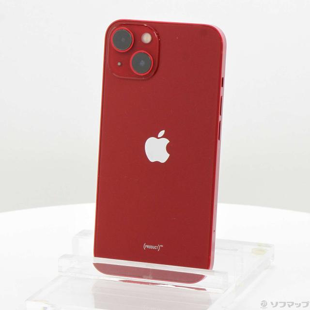 (中古)Apple iPhone13 128GB プロダクトレッド MLNF3J/A SIMフリー(349-ud)