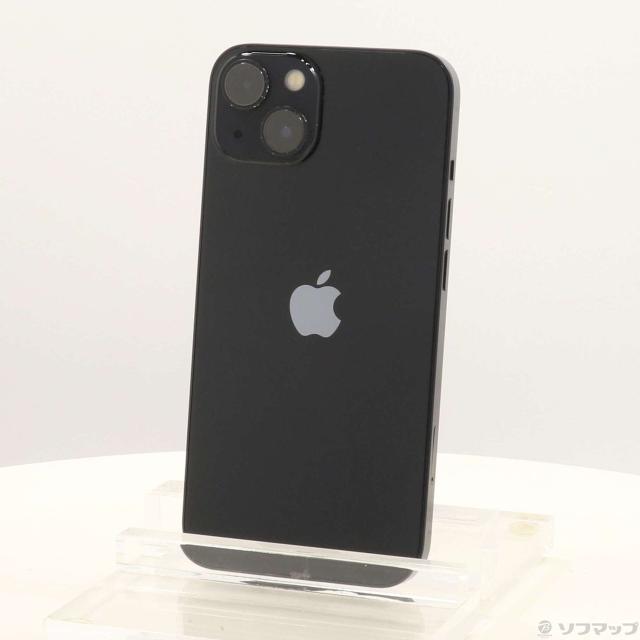 (中古)Apple iPhone13 128GB ミッドナイト MLNC3J/A SIMフリー(344-ud)