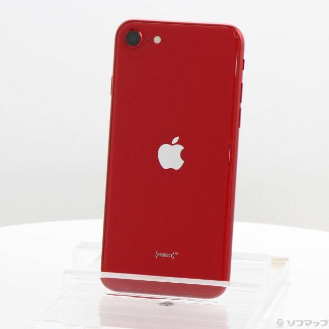 (中古)Apple iPhone SE 第2世代 64GB プロダクトレッド NX9U2J/A SIMフリー(247-ud)