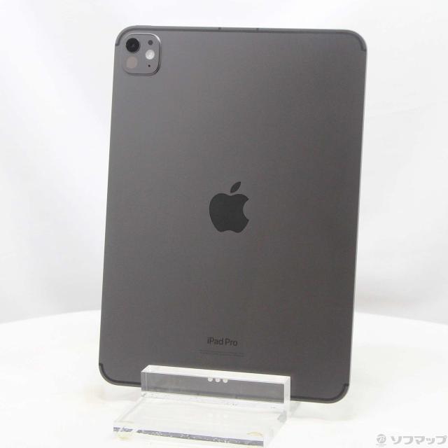 (中古)Apple iPad Pro 11インチ 第5世代 標準ガラス 512GB スペースブラック MVW33J/A SIMフリー(371-ud)