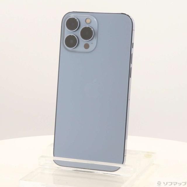 (中古)Apple iPhone13 Pro Max 128GB シエラブルー MLJ73J/A SIMフリー(198-ud)